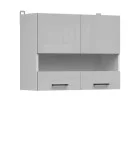 Showcase hinged JUNONA LINE G2W/80/57 BRW light grey gloss order